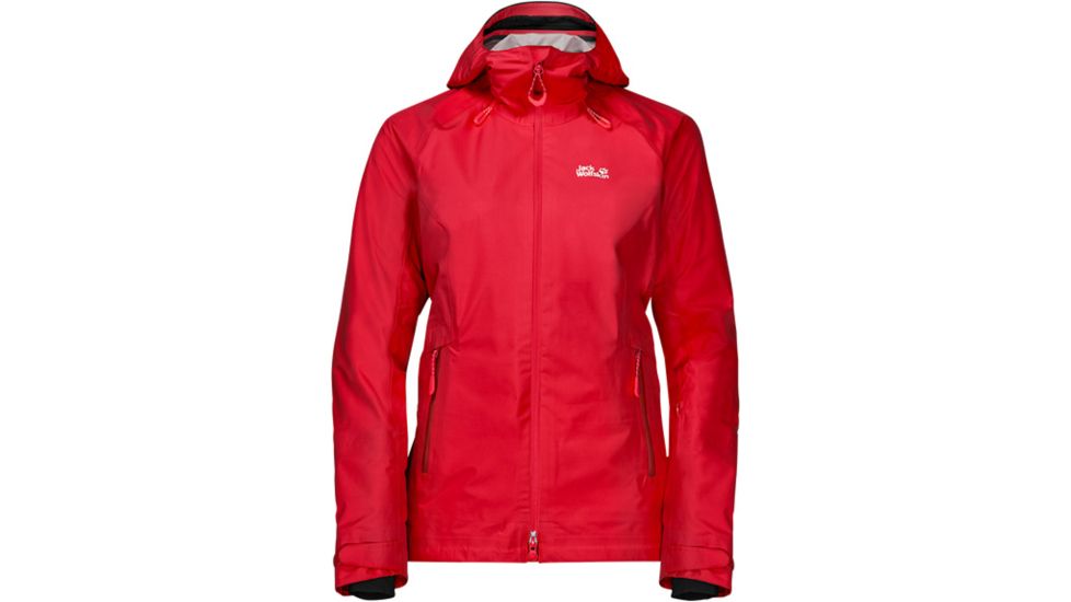 Jack Wolfskin Exolight Mountain Jacket W - Womens, Red Fire, Extra Large, 1112471-2590005