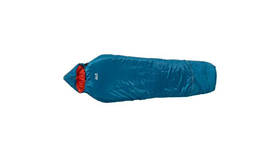 Jack Wolfskin GROW UP COMFORT Sleeping Bag - Kids, Moroccan Blue, One Size 3003791-1800012