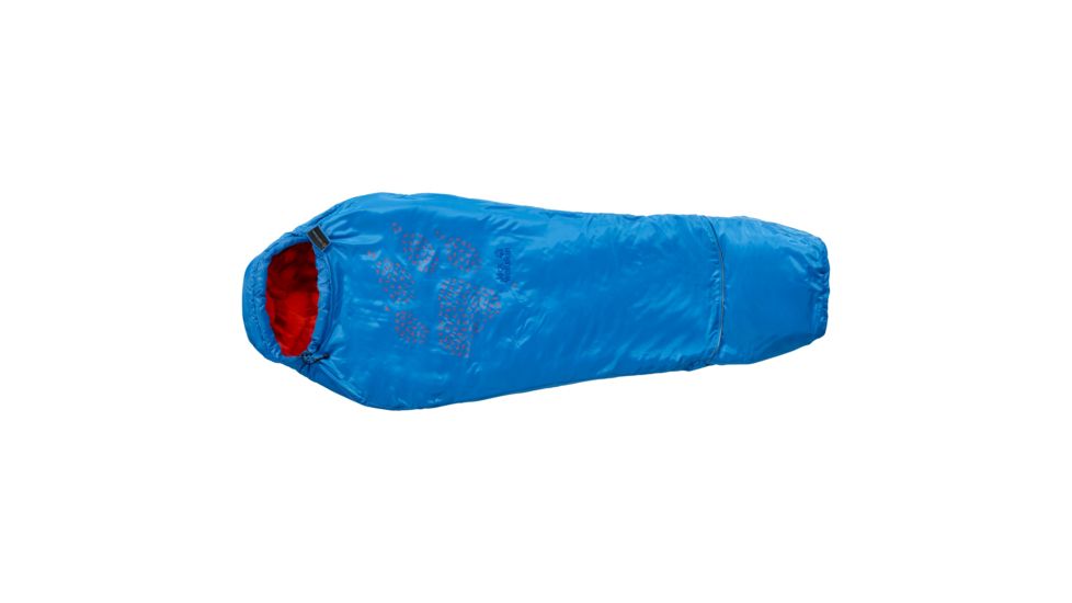 Jack Wolfskin GROW UP KIDS Sleeping Bag - Kids, Brilliant Blue, One Size 3003801-1152012