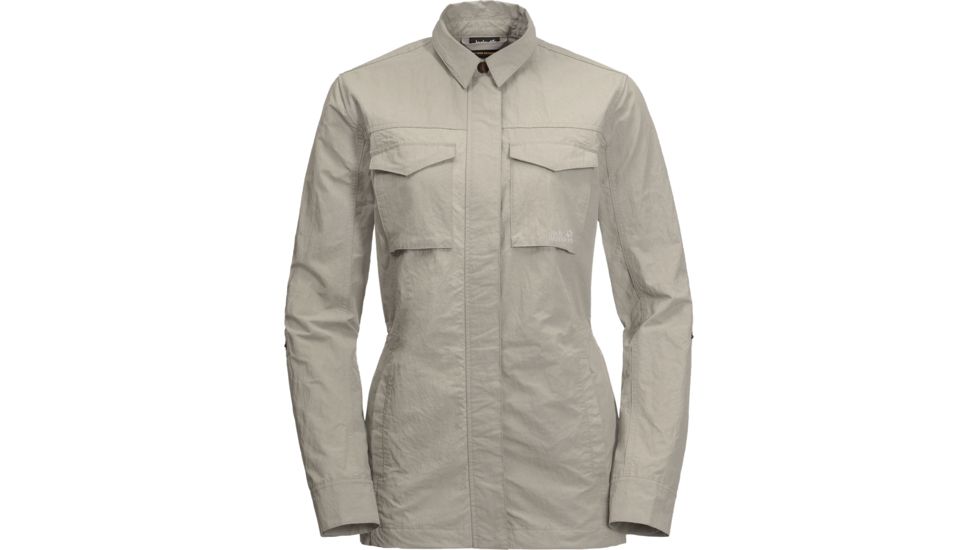 Jack Wolfskin Lakeside Fieldjacket - Womens, Dusty Grey, Small, 1305971-6260002