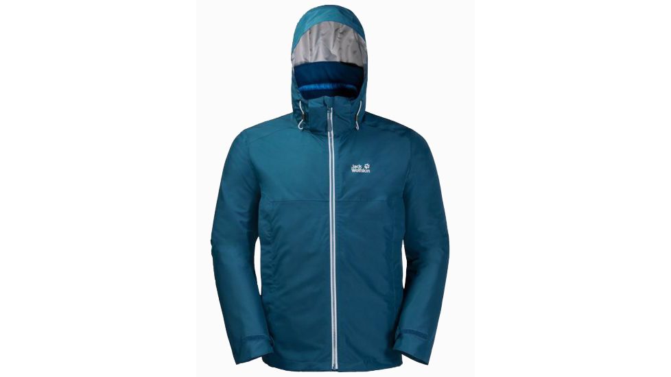 Jack Wolfskin North Fjord Jacket Men, Poseidon Blue, Extra Large, 1110951-1134005