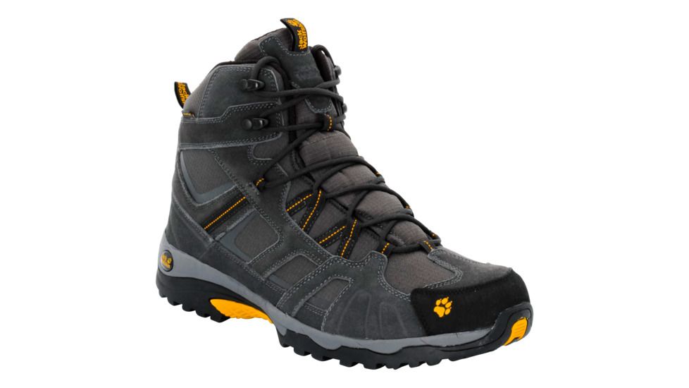 Jack Wolfskin Vojo Hike Mid Texapore  Hiking Boots - Men's, 12, Burly Yellow, 4011361-3800110