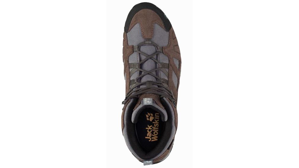 Jack Wolfskin Vojo Hike Mid Texapore Hiking Boots - Men's, 11, Dark Wood, 4011361-5690100