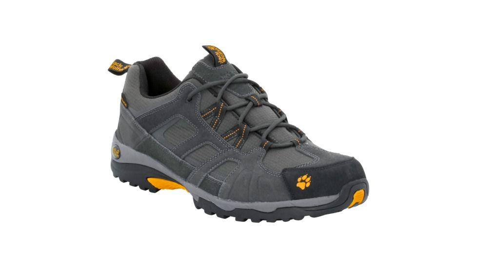 Jack Wolfskin Vojo Hike Texapore Hiking Boots - Men's, 11.5, Burly Yellow, 4011381-3800105
