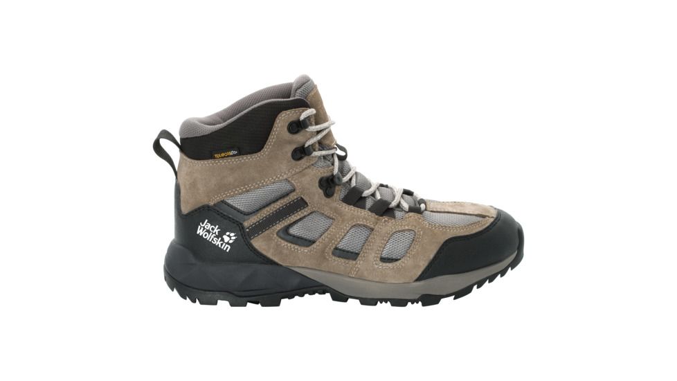 Jack Wolfskin Vojo Hike XT Texapore Mid M - Mens, Beige/ Phantom, 10.5, 4035541-5232105