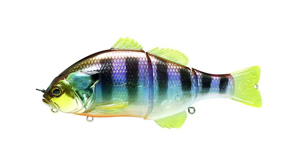 Jackall Lures Jackall Gantarel JR Segmented Swimbait, 5ft, 1 1/2oz, Floating, Scale Gill, JGANTJR-SCG