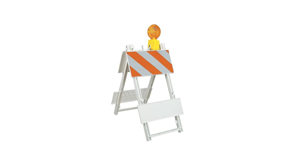 Jackson Safety Engineering Grade Type 2 Barricade, 24 X 8 X 6, Plastic, Engineering Grade 17589