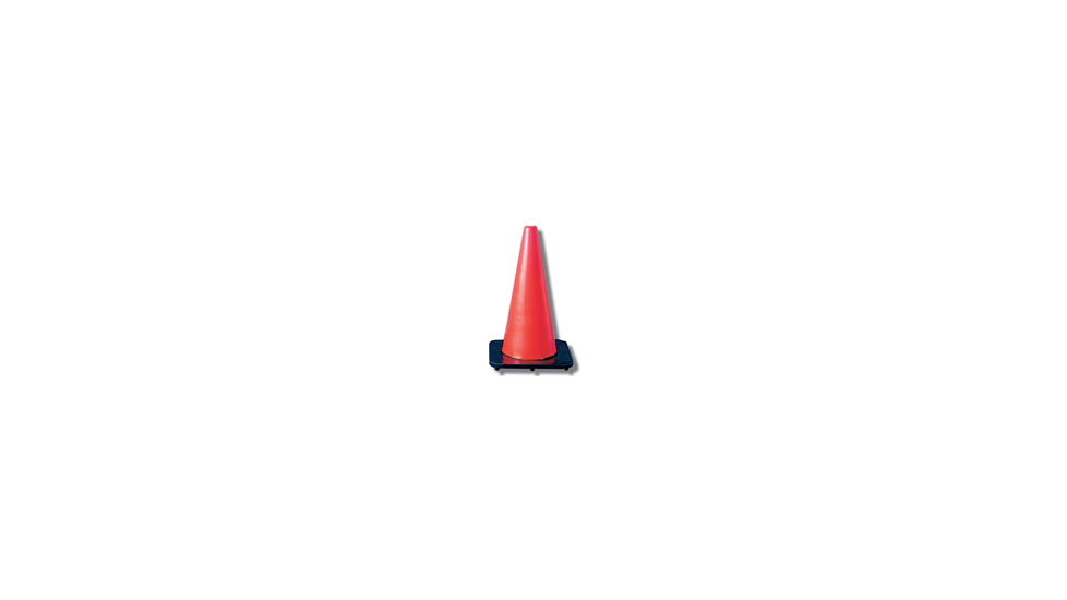 Jackson Safety Fl Cone ? 36in.  8 lbs, Orange, 36in. 16429