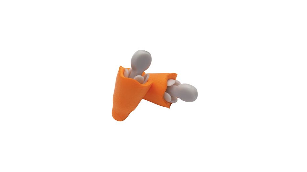 Jackson Safety H30 Multiple-use ComfortFlex Earplugs (Corded), Orange 67226