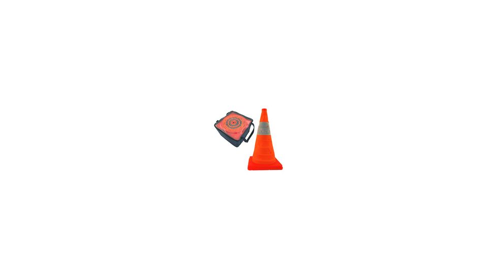 Jackson Safety W Cone ? 28in. With 6in. Upper 4in. Lower Reflexite 10 lbs, Orange, 28in. 16559
