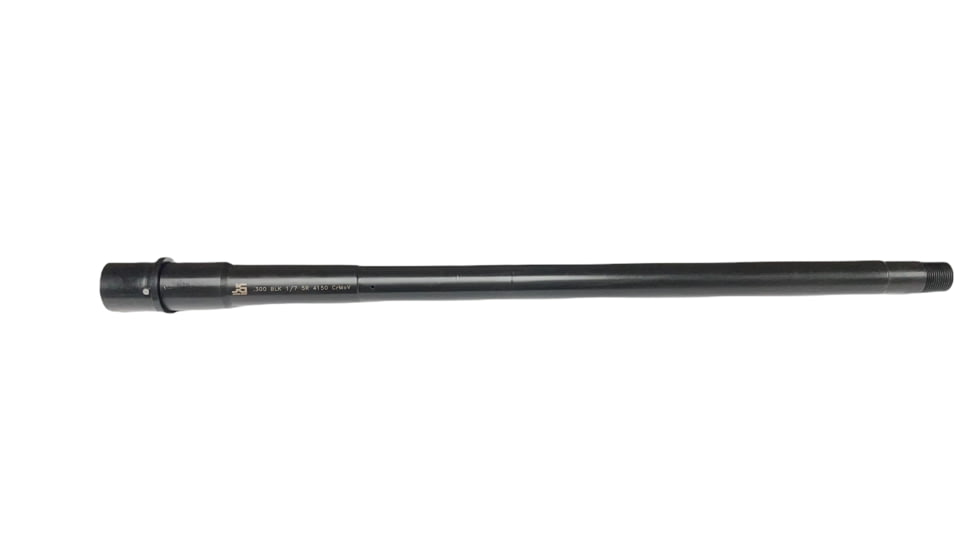 Jacob Grey Firearms Threaded Rifle Barrel, AR Platform, AR-15, .300 Blackout, 16in, Carbine Length, 1-7 Twist, 5/8x24 Thread, Black, 300BO16B