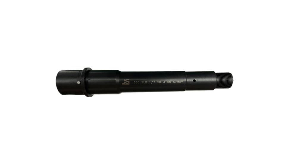 Jacob Grey Firearms Threaded Rifle Barrel, AR Platform, AR-15, .300 Blackout, 6in, Carbine Length, 1-7 Twist, 5/8x24 Thread, Black, 300BO6B