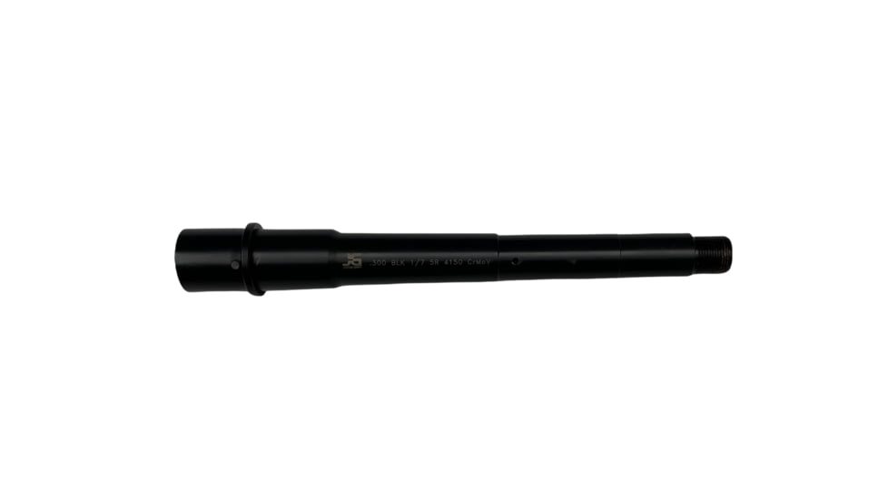 Jacob Grey Firearms Threaded Rifle Barrel, AR Platform, AR-15, .300 Blackout, 8in, Carbine Length, 1-7 Twist, 5/8x24 Thread, Black, 300BO8B