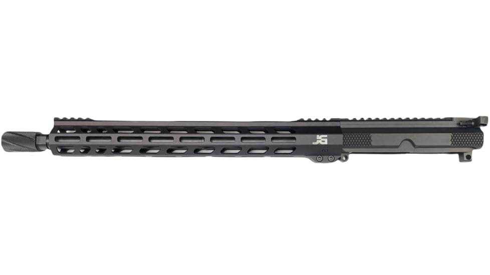 Jacob Grey Firearms Complete Upper Assembly, 9mm, 16in, 1-10 Twist, 1/2x36 Thread, Black, 9MM16CUA