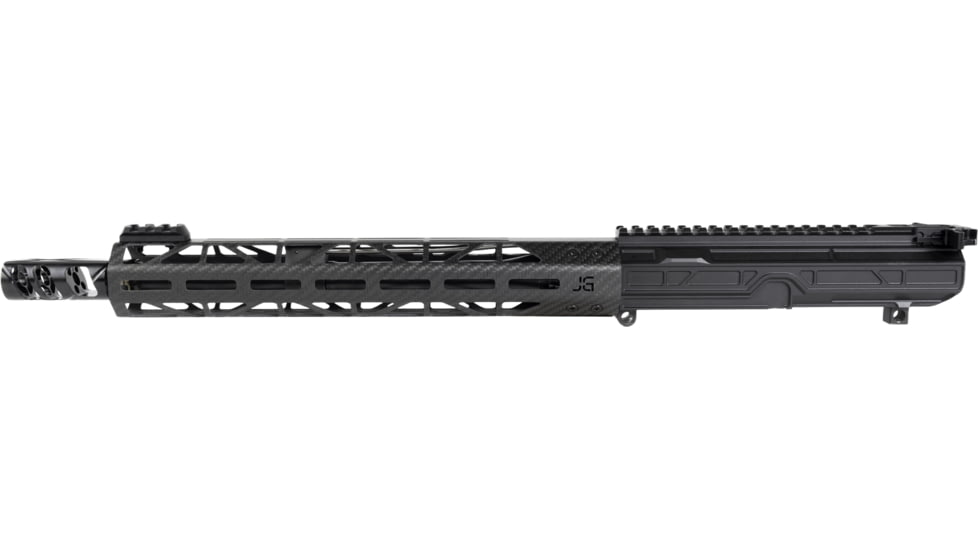 Jacob Grey Firearms Complete Upper Assembly, AR-10, .308 Winchester, 12.5in, 1-10 Twist, 5/8x24 Thread, Carbon Fiber, Black, 308CUA125CF