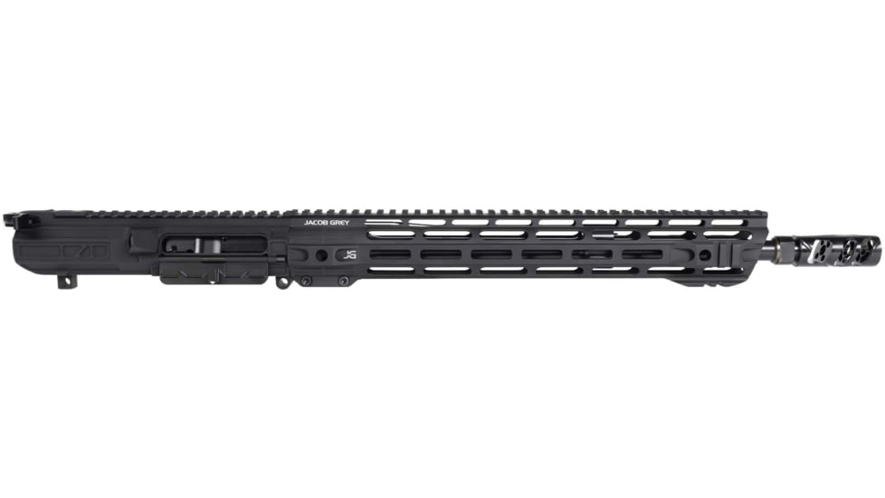 Jacob Grey Firearms Complete Upper Assembly, AR-10, .308 Winchester, 16in, 1-10 Twist, 5/8x24 Thread, Black, 308CUA16
