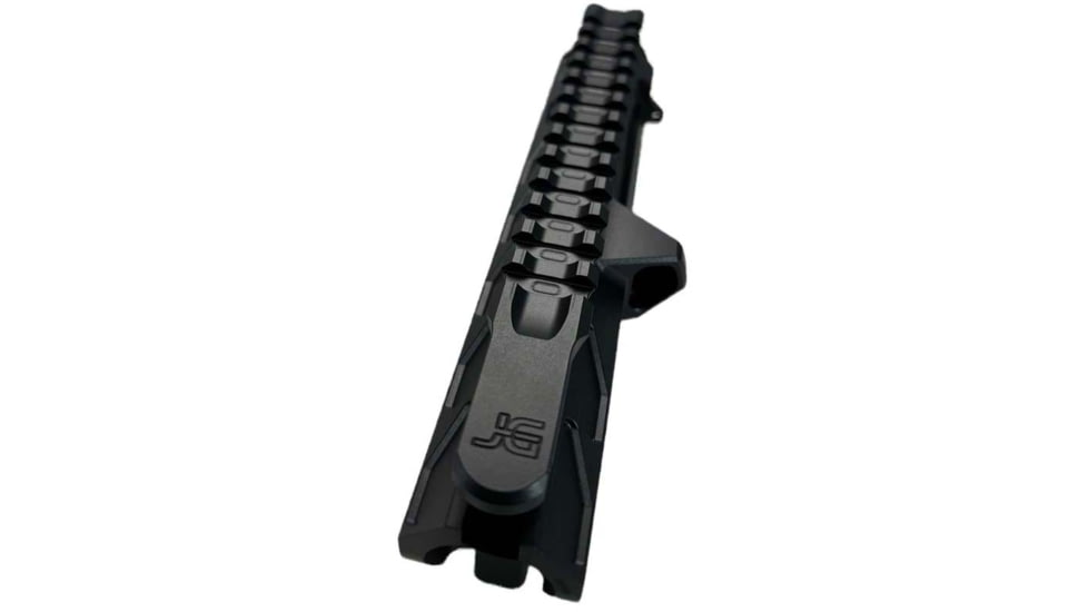 Jacob Grey Firearms Stripped Upper Receiver, Ultralight JG-15, Billet Aluminum, Anodized, Black, JG15ULURA