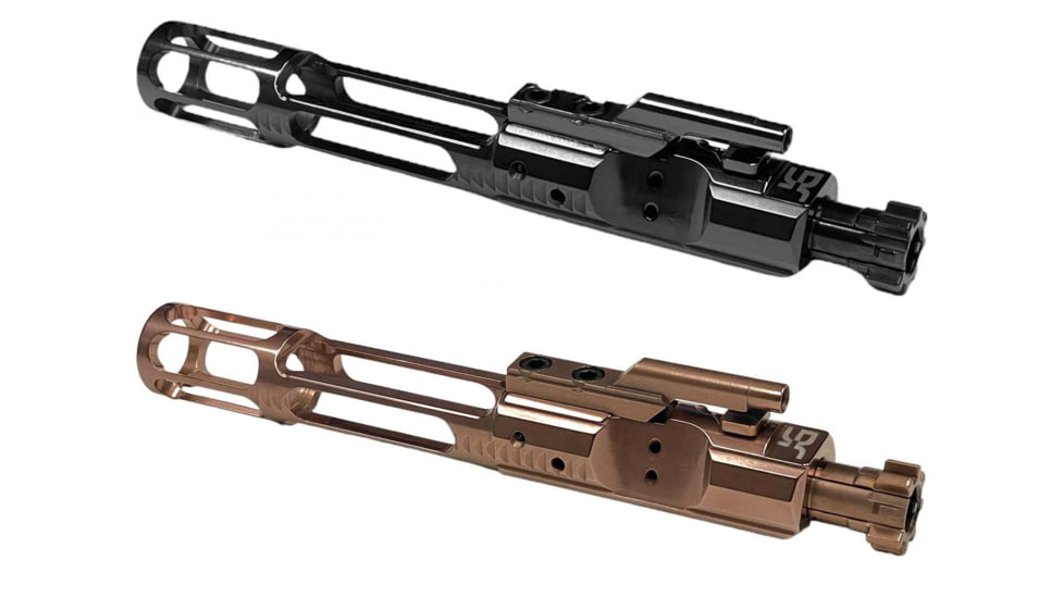 Jacob Grey Firearms Ultralight 5.56 Nato High Polished PVD Bolt Carrier Group (BCG)s, Black, Rose Gold