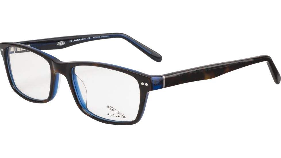Jaguar 31700 Eyeglass Frames, Male,, Demi Amber-Blue Frame, 53-18-140 31700-6604