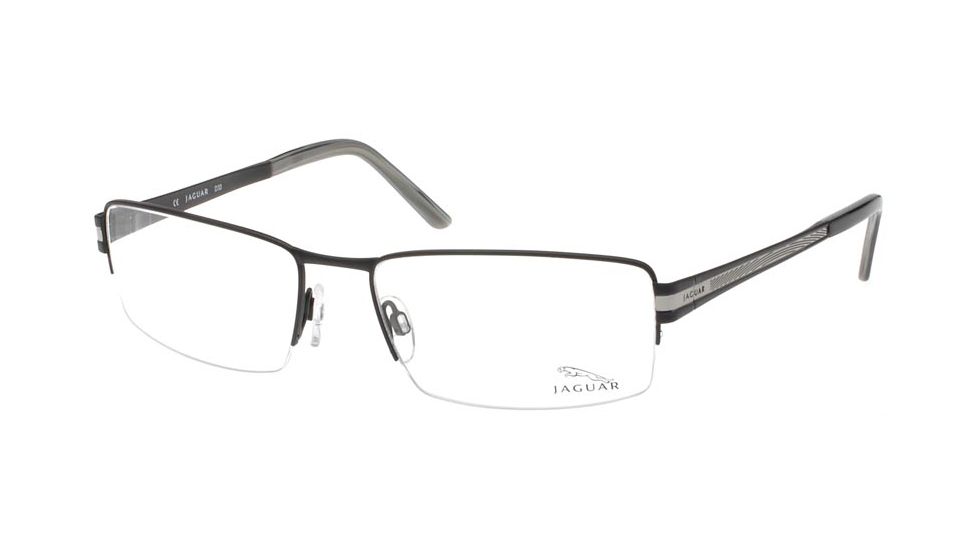 Jaguar 33048 Progressive Black-Silver Mens Eyeglasses 33048-709PROG