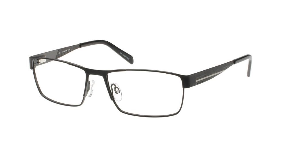 Jaguar 33060 Single Vision Prescription Eyeglasses, Black/Grey Frame, JG33060823SV