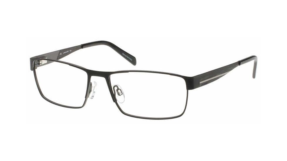 Jaguar 33060 Mens Eyeglasses, Black-Grey, 55-16-140 33060-823