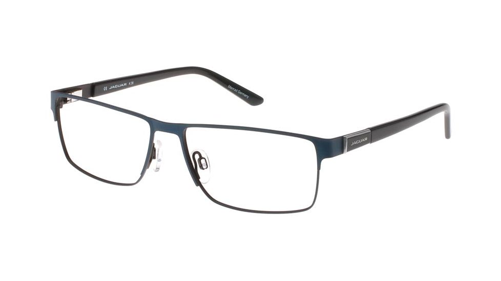 Jaguar 33073 Eyeglass Frames, Male, Blue Frame, 57-15-140 33073-961