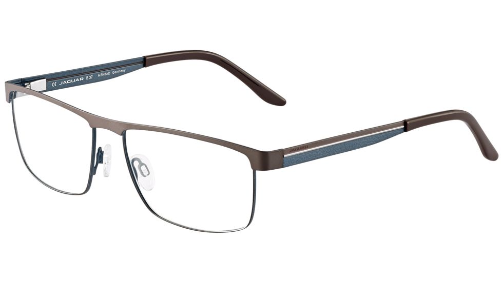 Jaguar 33075 Progressive Prescription Eyeglasses, Brown/Blue Frame, JG33075996PR
