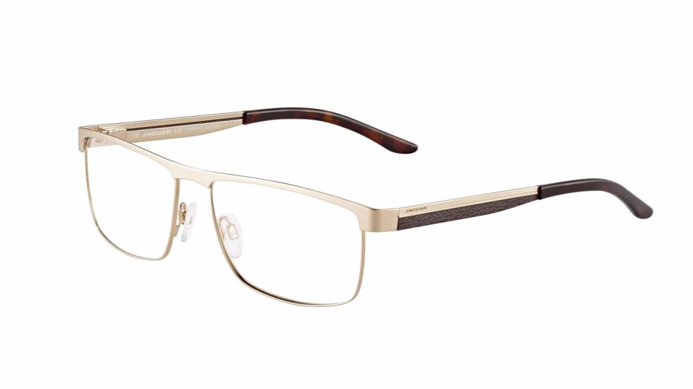 Jaguar 33075 Progressive Prescription Eyeglasses, Gold/Brown Frame, JG33075909PR