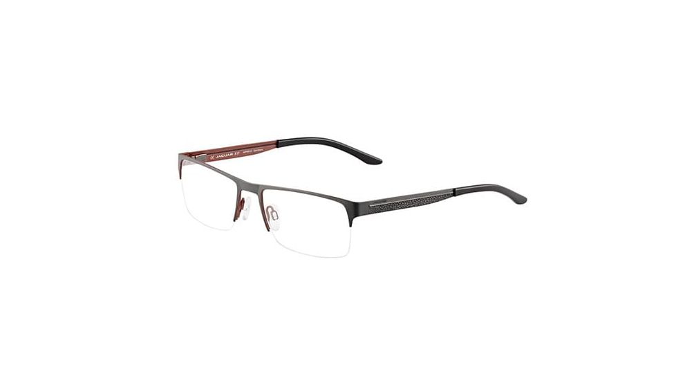 Jaguar 33077 Progressive Prescription Eyeglasses, Black/Burgundy Frame, JG33077994PR