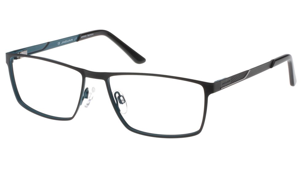 Jaguar 33078 Bifocal Prescription Eyeglasses, Black/Petrol Frame, JG330781036BI