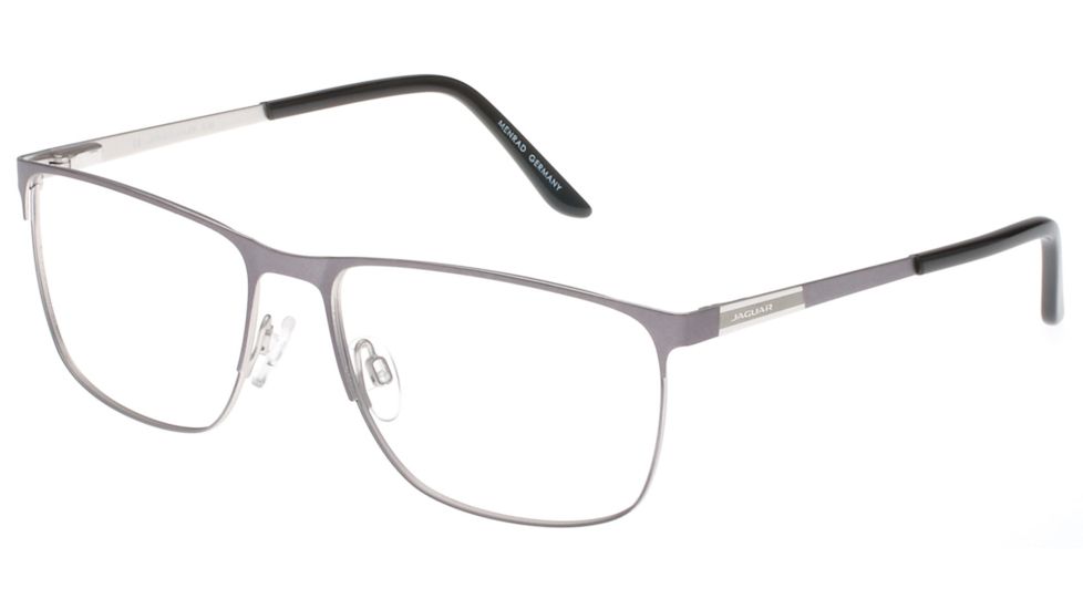 Jaguar 33088 Bifocal Prescription Eyeglasses, Matte Grey/Silver Frame, JG330886500BI
