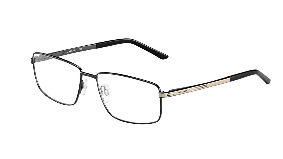 Jaguar 33152 Progressive Prescription Eyeglasses, Black/Gold Frame, JG33152008PR