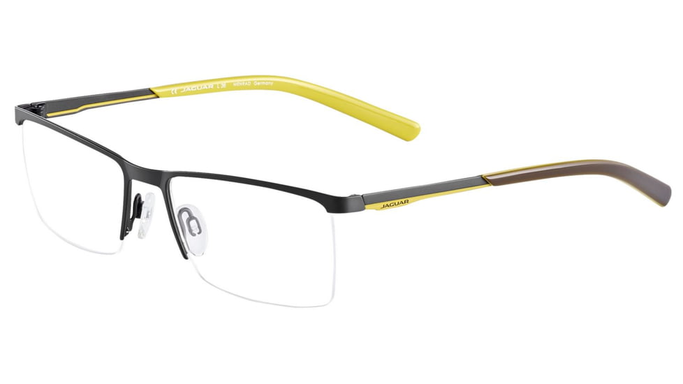 Jaguar 33575 Eyeglass Frames, Male,, Brown-Mustard Frame, 54-17-140 33575-983