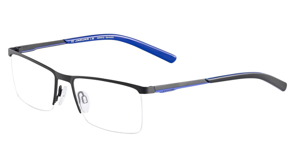 Jaguar 33575 Eyeglass Frames, Male,, Grey-Blue Frame, 54-17-140 33575-982