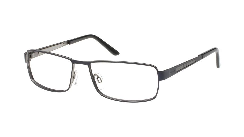 Jaguar 35038 Mens Eyeglasses, Matte Blue-Gunmetal, 57-16-140 35038-835