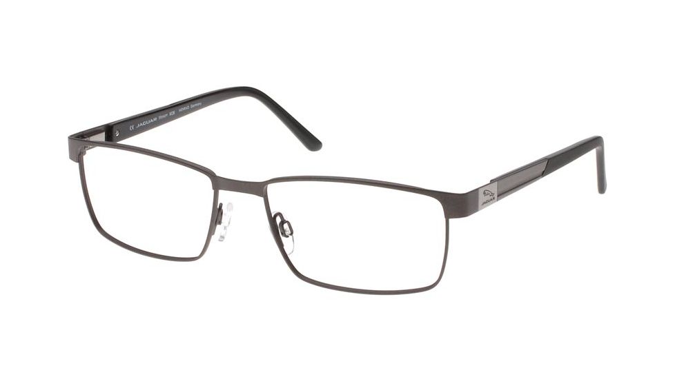 Jaguar 35043 Eyeglass Frames, Male, Gunmetal-Silver Frame, 58-17-145 35043-868