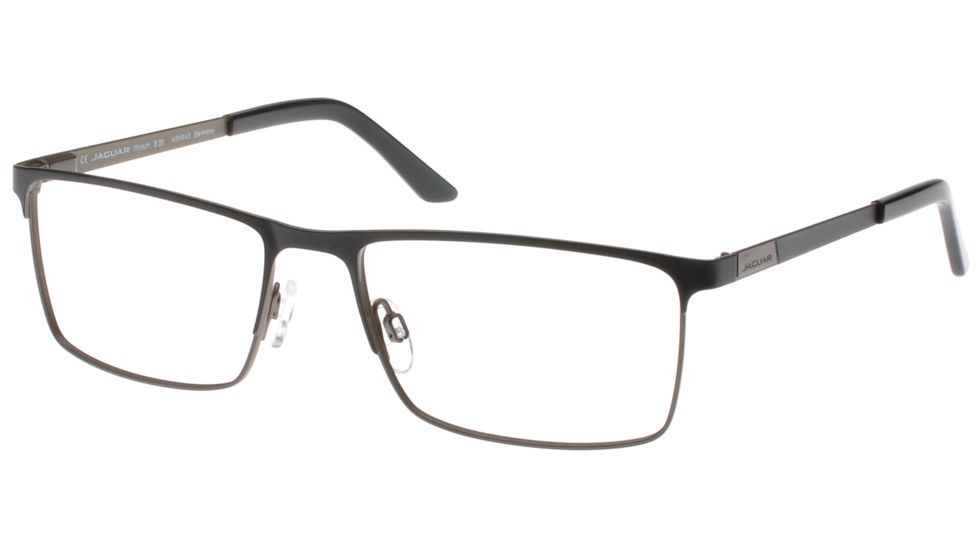Jaguar 35047 Progressive Prescription Eyeglasses, Black/Grey Lenses Frame, JG350471065PR