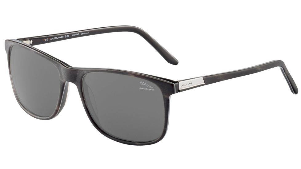Jaguar 37118 Single Vision Prescription Sunglasses, Matte Brown Frame, JG371184092SV