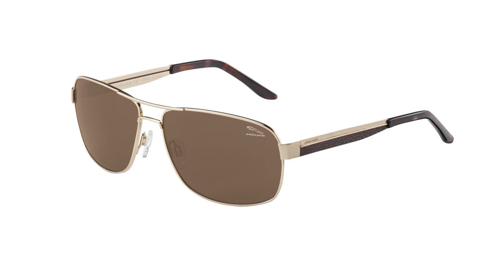 Jaguar 37347 Bifocal Prescription Sunglasses, Gold/Blue Frame, JG373476000BI