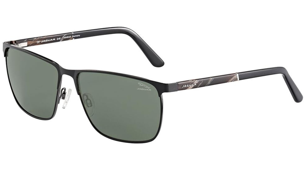 Jaguar 37354 Sunglasses - Mens, Black/Brown Horn, 61/15/140, JG373546100