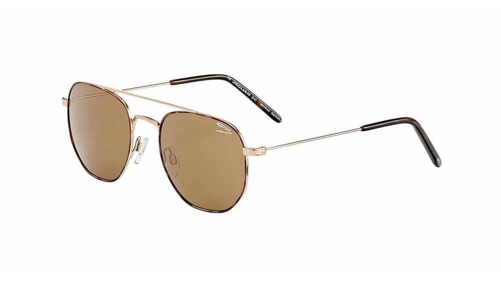 Jaguar 37454 Sunglasses - Mens, Gold/Tortoise, 52/20/145, JG37454526000