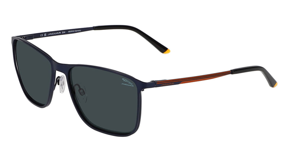 Jaguar 37506 Sunglasses, Blue-Orange, Fashion Lens, 58-16-145, JG37506583100