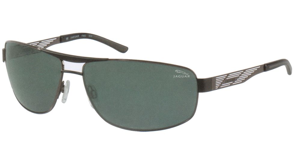 Jaguar 37525 Sunglasses, with Black 610 Frame, and Grey Polarized Lenses 37525-610 37525-610