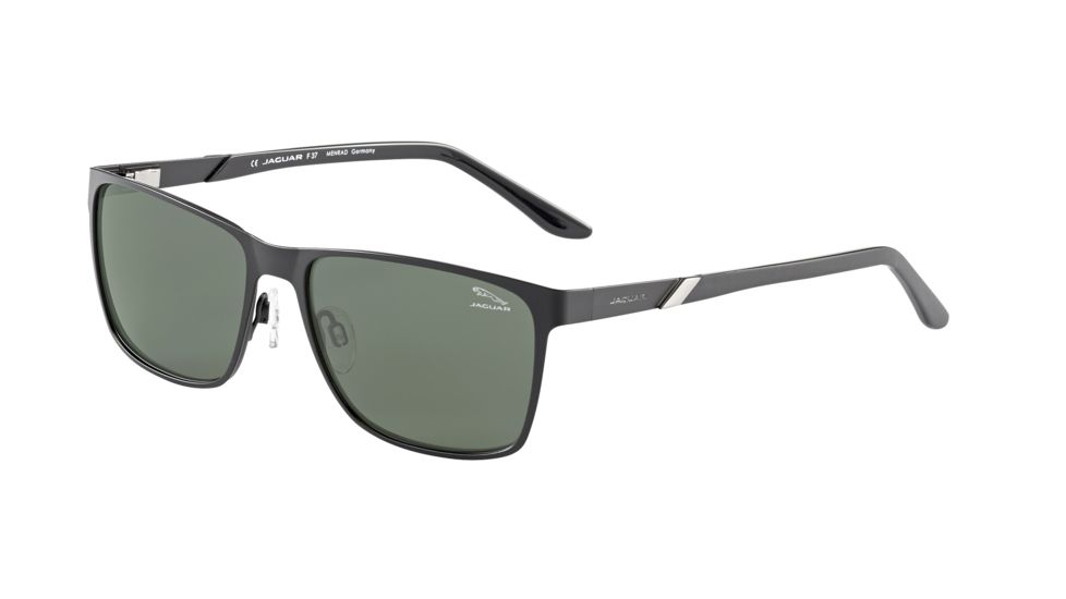 Jaguar 37555 Bifocal Prescription Sunglasses, Black/Silver Frame, JG375556100BI