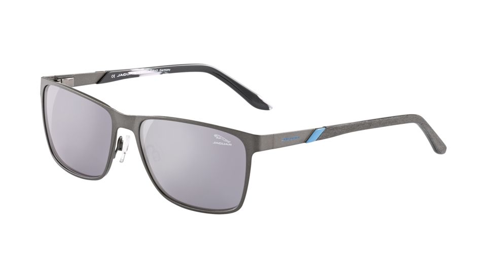 Jaguar 37555 Bifocal Prescription Sunglasses, Brushed Grey/Blue Frame, JG375551022BI