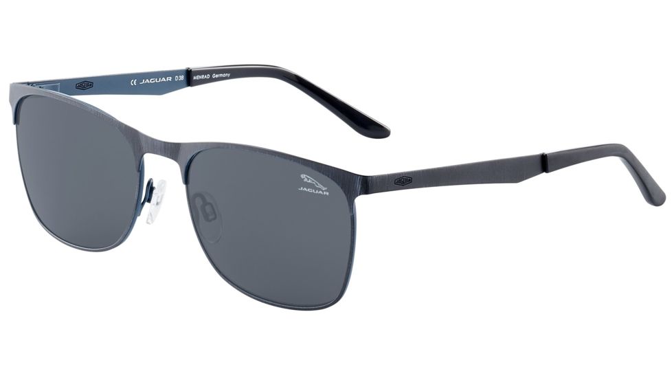 Jaguar 37566 Bifocal Prescription Sunglasses, Antique Grey/Blue Frame, JG375663100BI