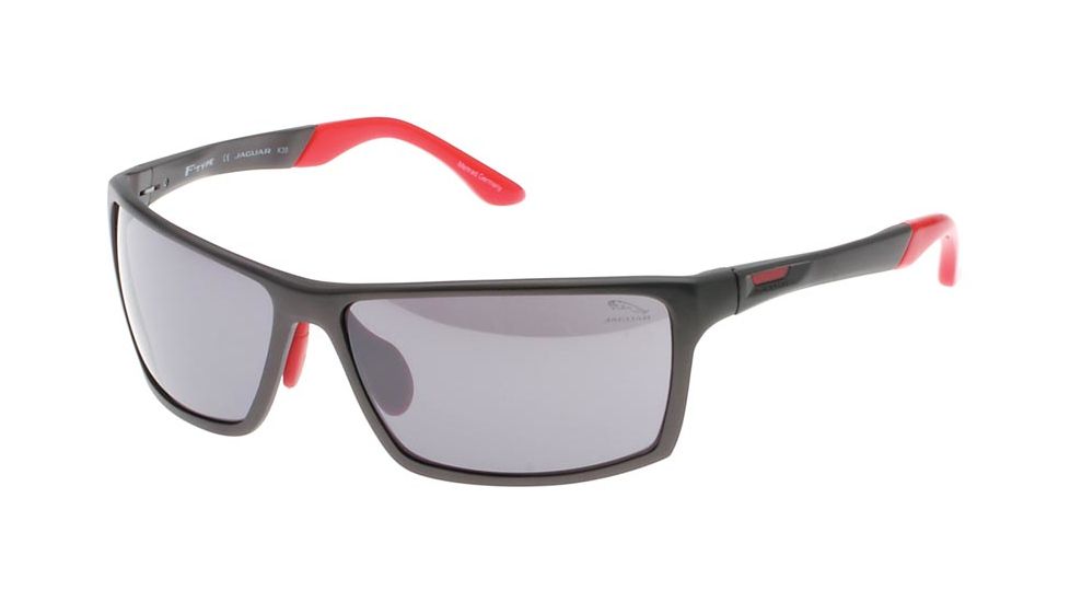 Jaguar 37713 Sunglasses, Male, Grey-Red/Nano Grey Lenses, 63-14-130 37713-650