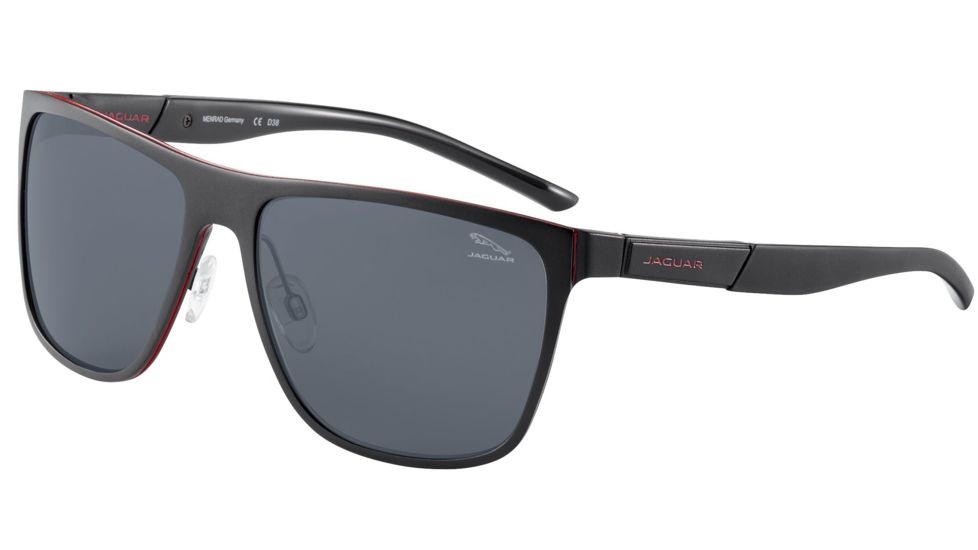 Jaguar 37719 Bifocal Prescription Sunglasses, Gunmetal/Red Frame, JG37719610BI