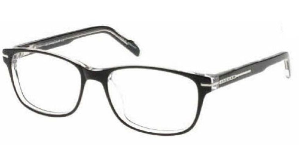 Jaguar 39112 Bifocal Prescription Eyeglasses, Black/Crystal Frame, JG391128738BI